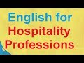 English for hospitality professions