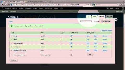 how to create a single item checkbox with webform