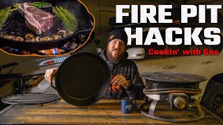 Are GAS campfires better than wood? | Hacks to make them AWESOME