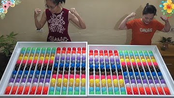 🎧 ASMR + Puzzle + Colors = Pure Satisfaction 🌈 | Sorting Game 🟡🟣