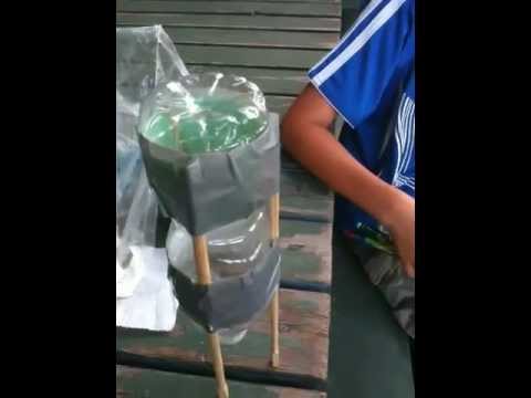 How to make a baking soda &amp; vinegar powered rocket ship 