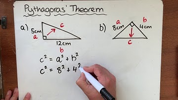 Pythagoras’ Theorem - Finding the Hypotenuse