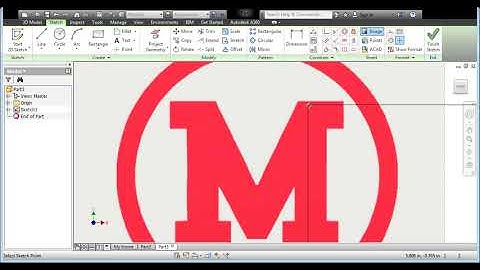 Sketch: Trace an image file in an Inventor sketch