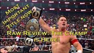 Raw Review: The Champ is Here