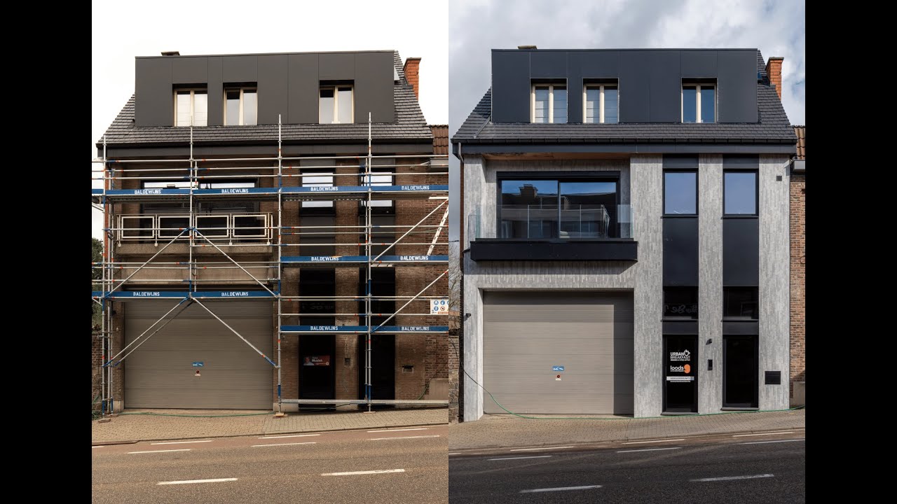 Een woningrenovatie met betonnen steenstrips - Panorama Cloud White plaatsingsvideo