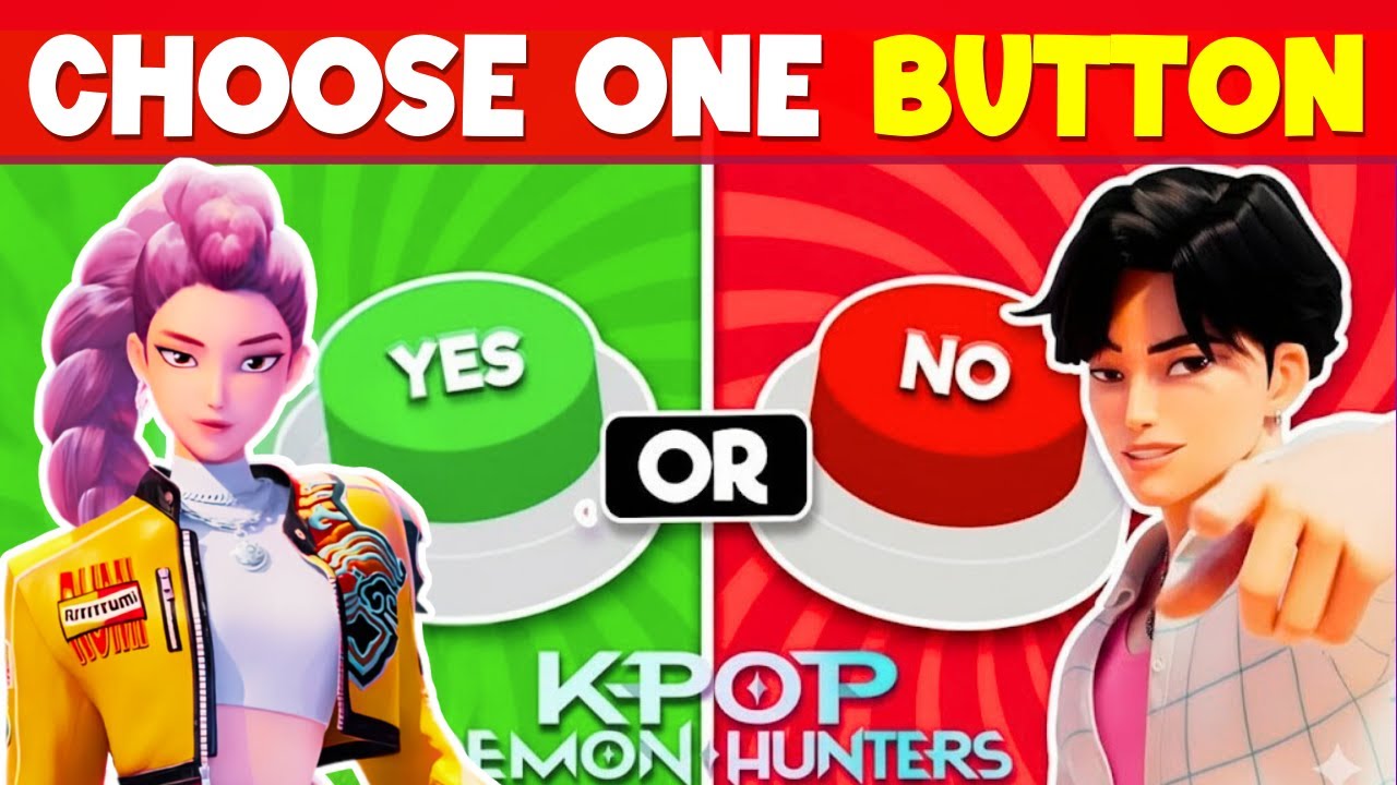 K-Pop Demon Hunters YES or NO 🎤😈 | Choose One Button Quiz