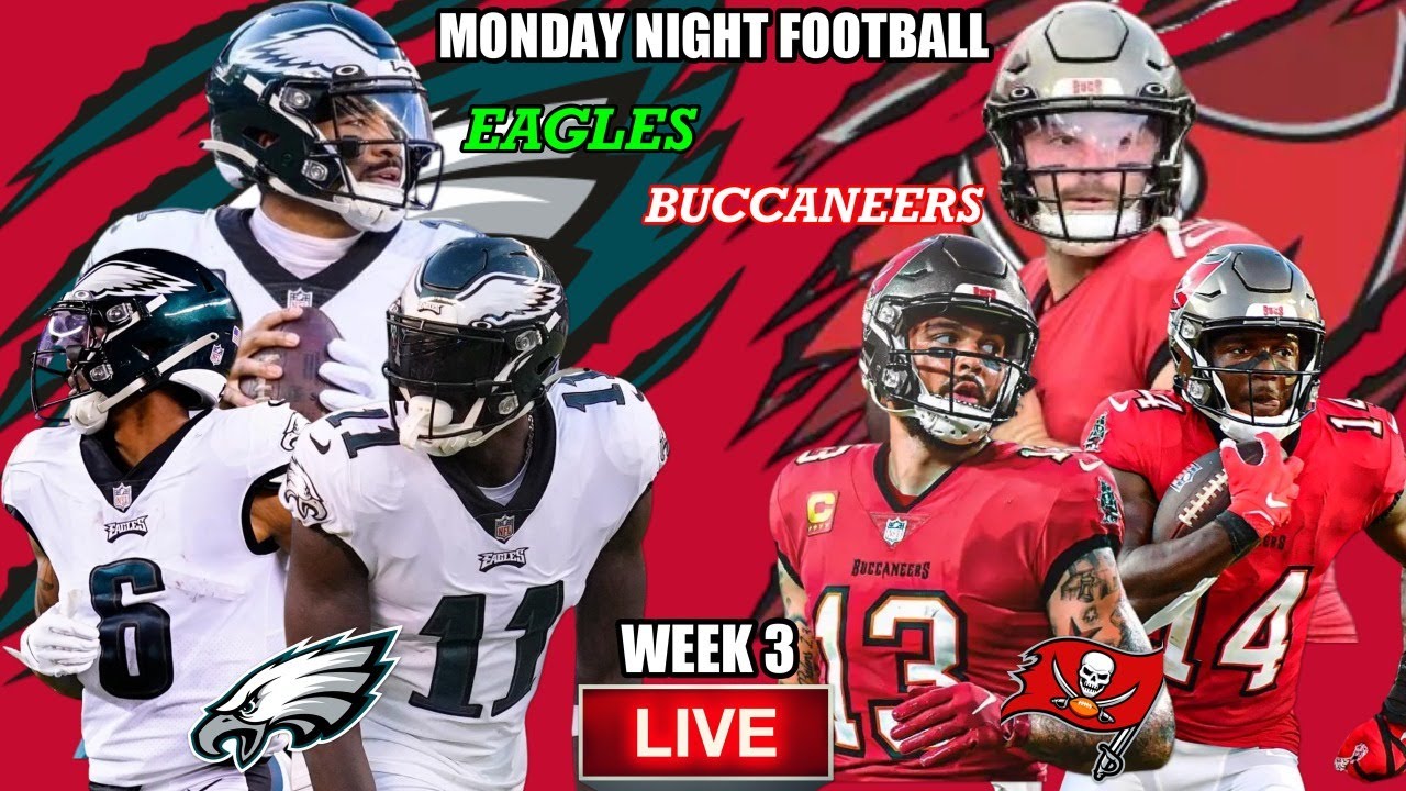 🏈 Eagles VS Buccaneers ULTIMATE Live Stream Reaction Monday Night
