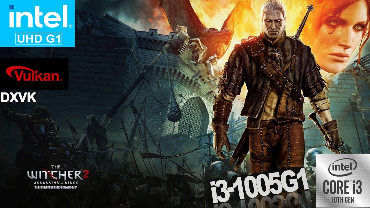 The Witcher 2 Enhanced Edition Intel UHD G1, i3-1005G1