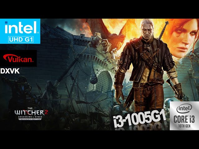 The Witcher 2 Enhanced Edition Intel UHD G1, i3-1005G1