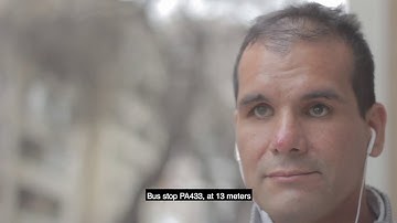 Lazarillo App - help blind and visually impaired people navigate cities