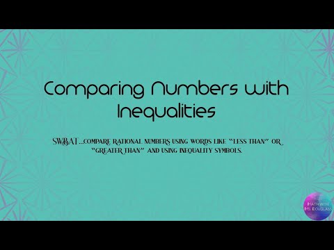 Comparing Numbers with