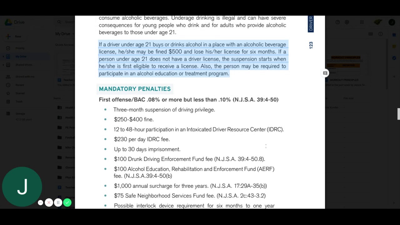 Chapter 7 NJ Drivers Manual - YouTube