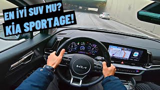 KİA BENİ ETKİLEDİ ! EN İYİ C SUV MU ? KİA SPORTAGE 2022 | POV SÜRÜŞ İNCELEME