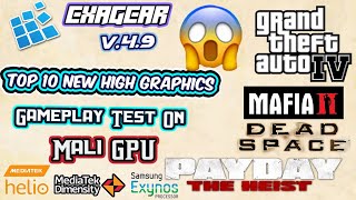 Exagear| GTA IV   Top 10 High Graphics PC Games Test On Android On Mali GPU