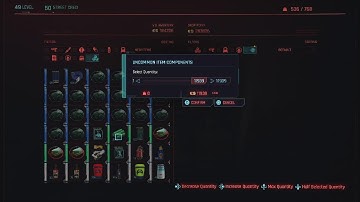 Cyberpunk 2077 - PS5 - Duplicate Resources to 9999+ in Less Than 15 Minutes