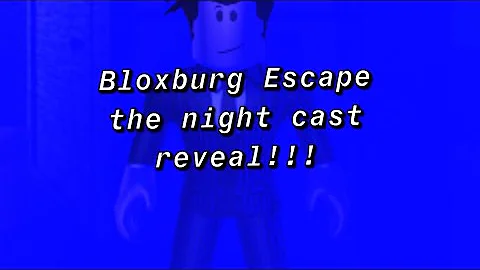 Bloxburg Escape the night cast/tarot card!