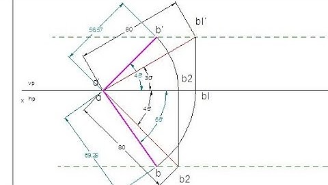 Projection of lines: Problem no:2 in Solid edge software