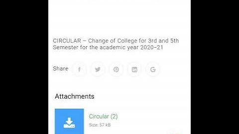 Change of college for 3sem and 5 sem students  vtu update on 23 October 2020