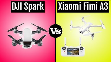 DJI Spark vs Xiaomi Fimi A3