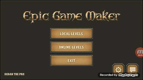 Epic game make (part 1)
