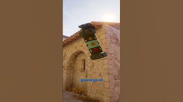 CS2 Inferno - Amazing SELF FLASH for MID! #cs2  #counterstrike