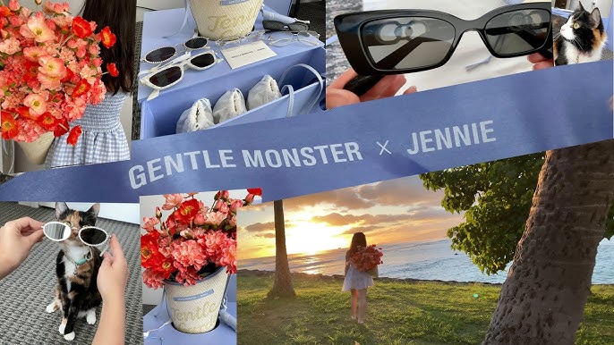 Glitter Magazine  Jennie X Gentle Monster Release New 'Jentle Garden' Game