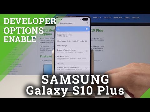 How to Enable Developer Options on SAMSUNG Galaxy S10 Plus - Allow USB Debugging