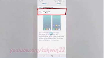 Android Nougat : How to Enable Easy mode app on Samsung Galaxy S8 or S8+