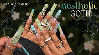 The PERFECT COLOR COMBO aesthetic acrylic nail tutorial NEW AMAZON PRODUCTS