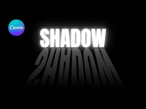 Canva Tutorial for Beginners : Perspective Text Shadow Effect 🔥