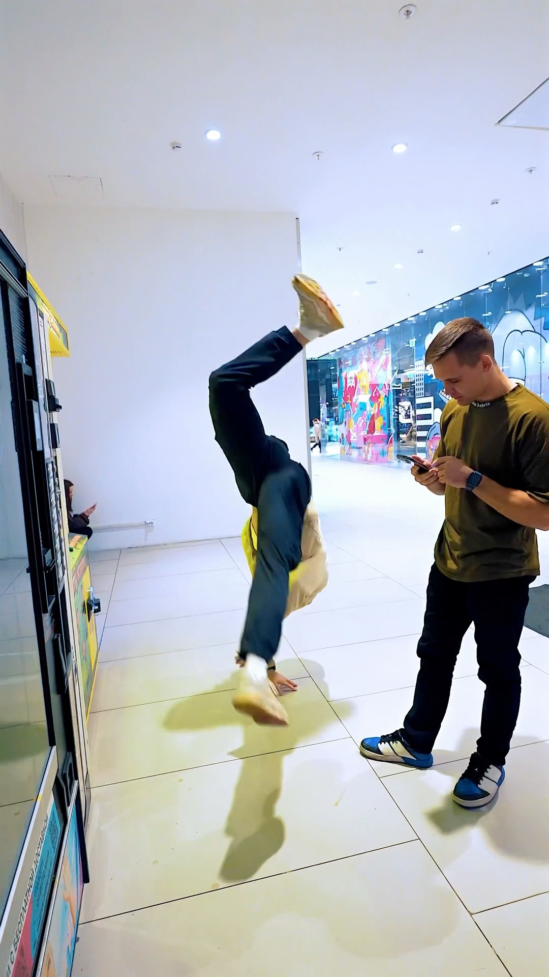 Jumping the Line Prank? #kiryakolesnikov #funny #prank #comedy