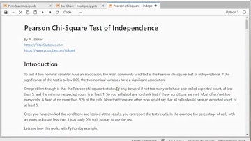 Python - Pearson chi square test of independence