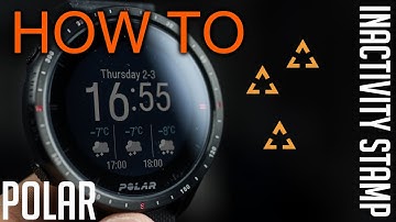 How to disable inactivity alert on Polar Grit X Pro