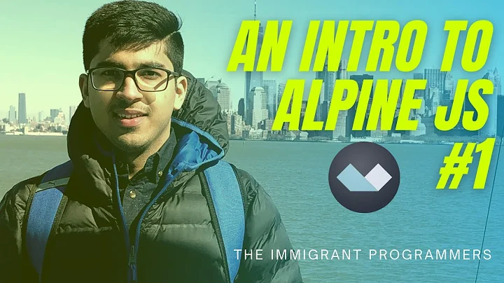 #1 - AlpineJS Tutorial - Getting started with Alpine.js | Crash course for beginners