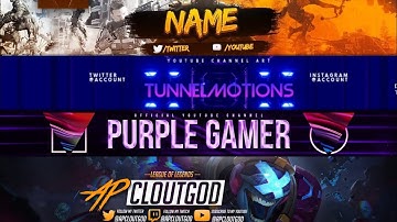 TOP 10 GAMING BANNER TEMPLATES FREE DOWNLOAD -2020 (PHOTOSHOP) (ANDROID)[PS Touch]