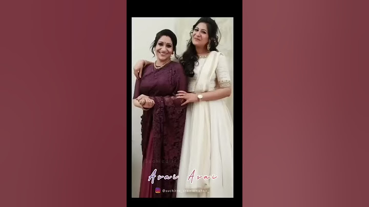 mom and daughter combo #sujathamohan and #shweta singing Asai asai ipozhuthu