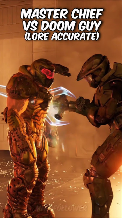 Master Chief VS Doom Slayer (lore accurate)