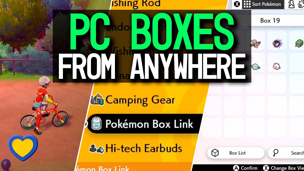 Pokemon Sword and Shield: How to Use the PC Box Link