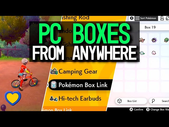 Pokemon Sword and Shield Box Link  How to access PC boxes remotely -  GameRevolution