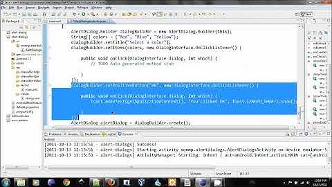 Android Alert Dialogs Tutorial - Part 2 of 2