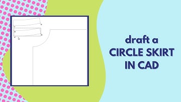 How to draft a circle skirt sewing pattern on free CAD software seamly2d