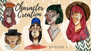 Character drawing challenge / illustrated portrait
