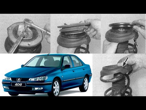 Замена ОПОРНЫХ ПОДШИПНИКОВ peugeot 406