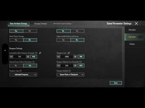 GAME PARAMETER SETTING WOW MAPS  1V1 2V2 3V3 4V4 ALL SETTINGS EXPLAINED  CHARACTER SETTINGMHARGaming