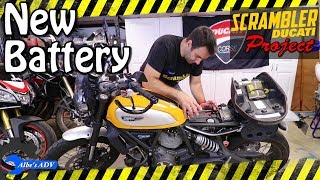 Replacing the battery - Ducati Scrambler Project Ep. 17