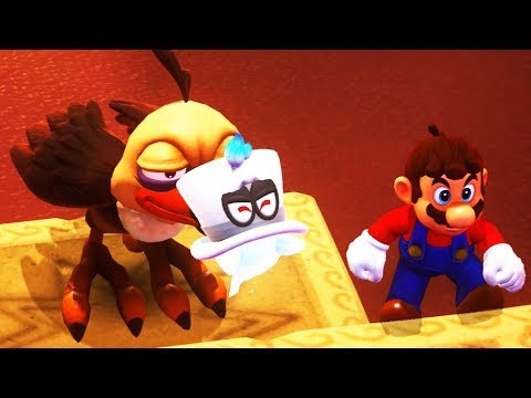 Video: Super Mario Odyssey - Wie Man Der Vergessenen Insel Entkommt Und Den Hut Stehlenden Vogel Jagt