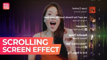 🎶Reels Trending Spotify Effect Video InShot Tutorial | 📱Scrolling Screen Effect