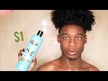 DOLLAR TREE CURLY HAIR ROUTINE? $4?! BRUH.