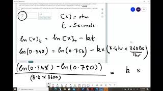 Solving applied 1st order rate problems
