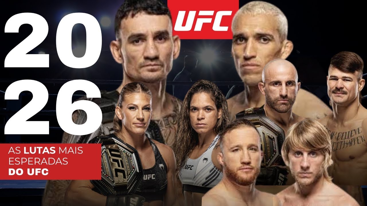 UFC 2026 - As Lutas Mais Esperadas Que Vão Parar o MMA 